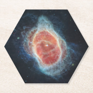 JWST James Webb Telescope Southern Ring Nebula Paper Coaster