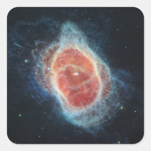 JWST James Webb Telescope Southern Ring Nebula Square Sticker