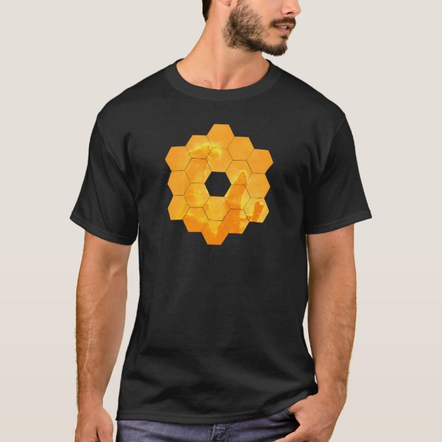 JWST NASA, James Webb Space Telescope, Gold —  T-Shirt (Front)