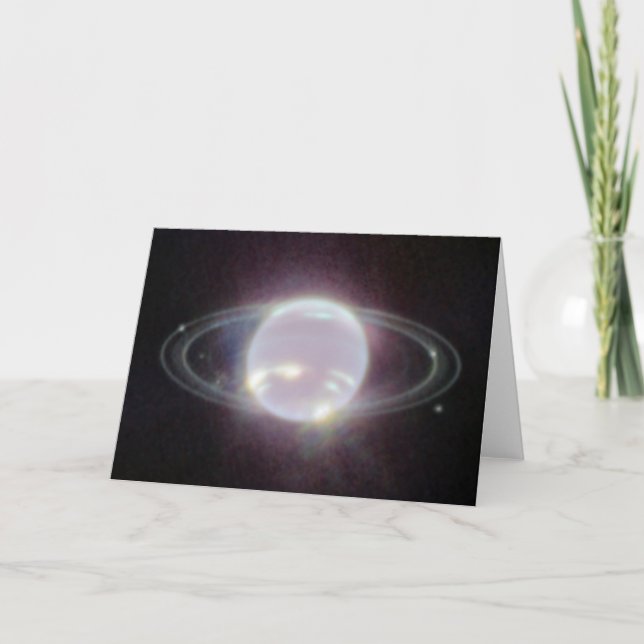 JWST Rings of Planet Neptune Card (Front)