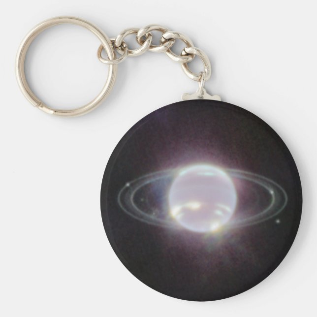 JWST Rings of Planet Neptune Key Ring (Front)