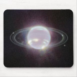 JWST Rings of Planet Neptune Mouse Pad