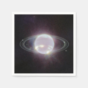 JWST Rings of Planet Neptune Napkin