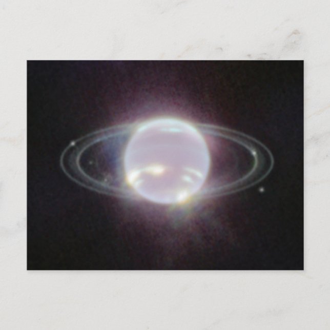 JWST Rings of Planet Neptune Postcard (Front)