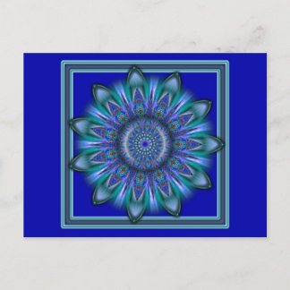 K111 Blue Burst Postcard