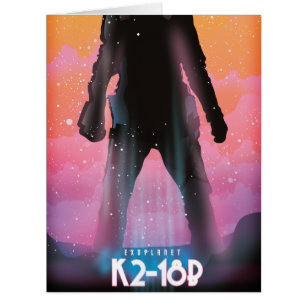 K2-18b exoplanet space art