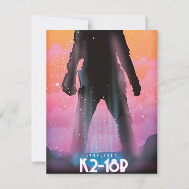 K2-18b exoplanet space art (Front)