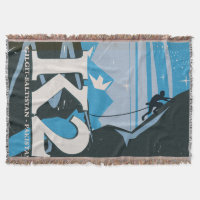 K2 Mountain Climb travel poster