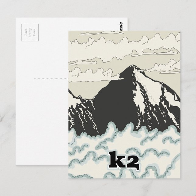 K2 Mountain Travel poster Postcard (Front/Back)