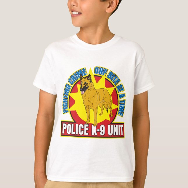 K9 Belgian Malinois Bite T-Shirt (Front)