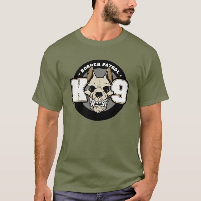 K9 border patrol T-Shirt (Front)