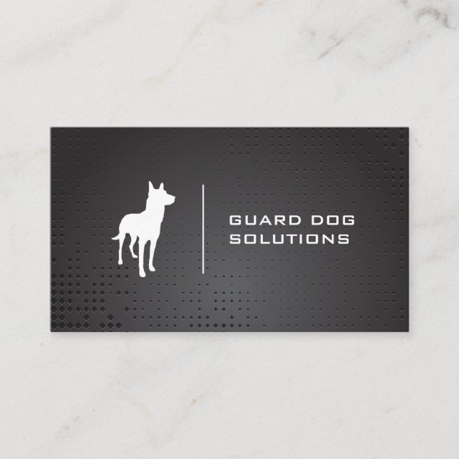 K9 Dog Animal Services Business Card (Front)