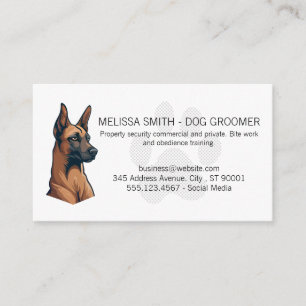 K9 Dog   Paw Business Card