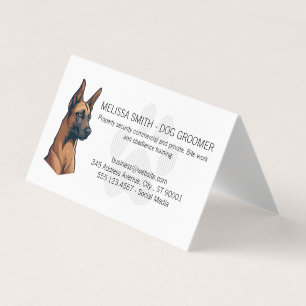 K9 Dog   Paw Business Card