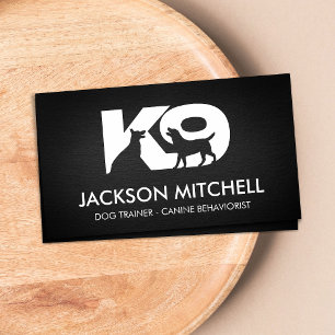 K9 Dog Trainer - Canine Behaviorist  Business Card