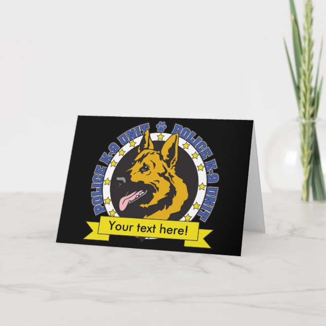 K9 German Shepherd Card (Front)