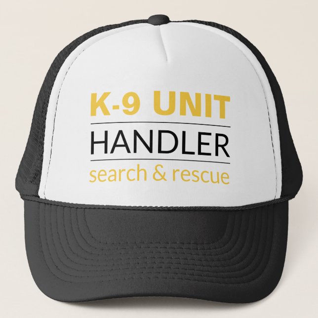 K9 Officer Trucker Hat (Front)