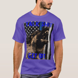 K9 Police Dog Handler Malinois German Sheperd K9 T-Shirt