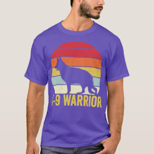 K9 Police Officer Police Dog Vintage K9 Warrior T-Shirt