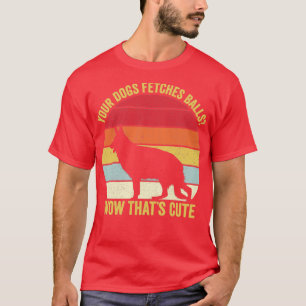 K9 Police Officer Police Dog Vintage Your Dogs Fet T-Shirt