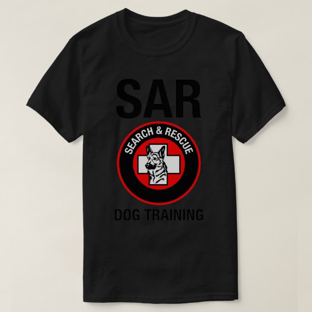 K9 Search amp Rescue T-Shirt (Design Front)