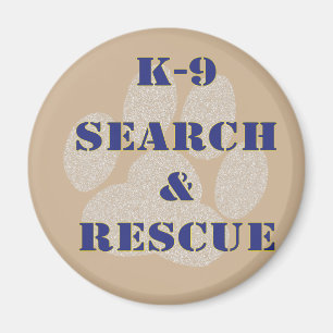 K9 Search and Rescue Magnet