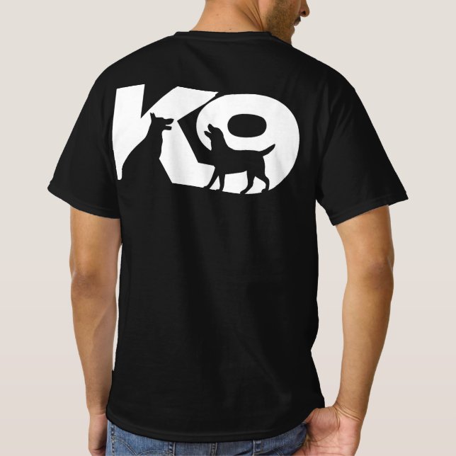 K9 Team - K9 handler T-Shirt (Back)