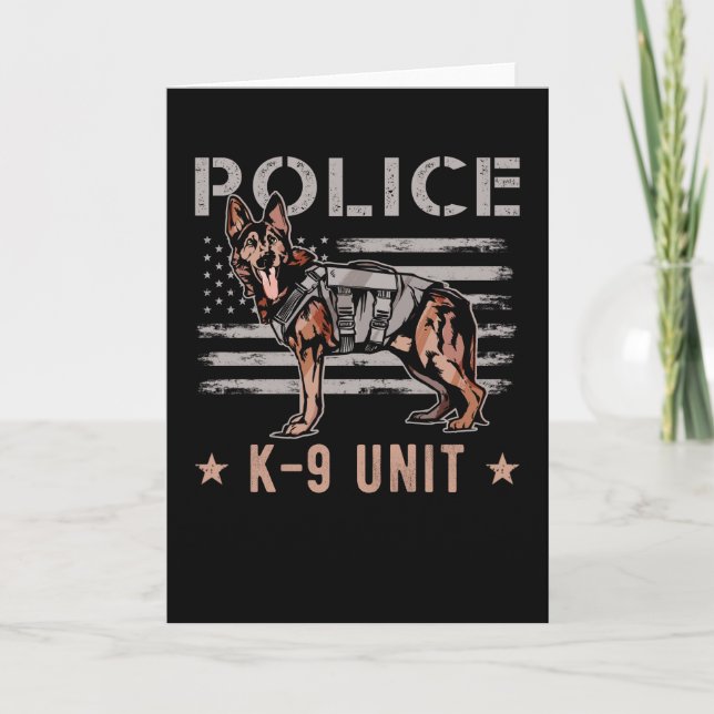 K9 Unit Card (Front)
