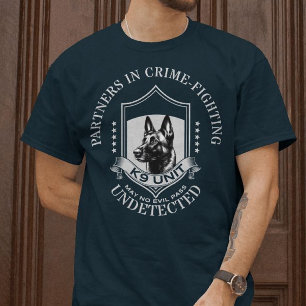 K9  Unit Partners in Crime Fighting T-Shirt