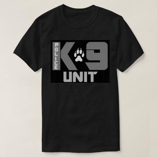 K9 UNIT POLICE 1 T-Shirt (Design Front)