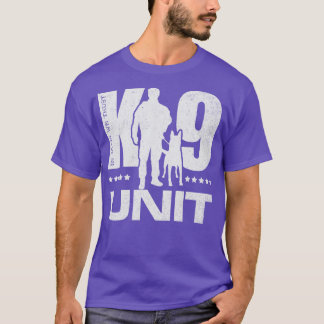K9 Unit Police Dog Unit Malinois (8) T-Shirt