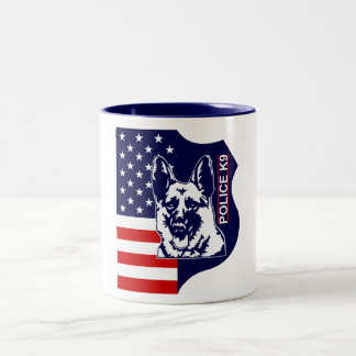 K9 USA Police Coffee Mug