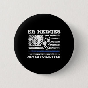 K9 Veteran Military Working Dog Usa Us Flag K9 Vet 6 Cm Round Badge