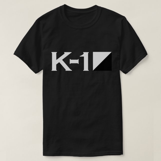 K-1 T-Shirt Black (Design Front)