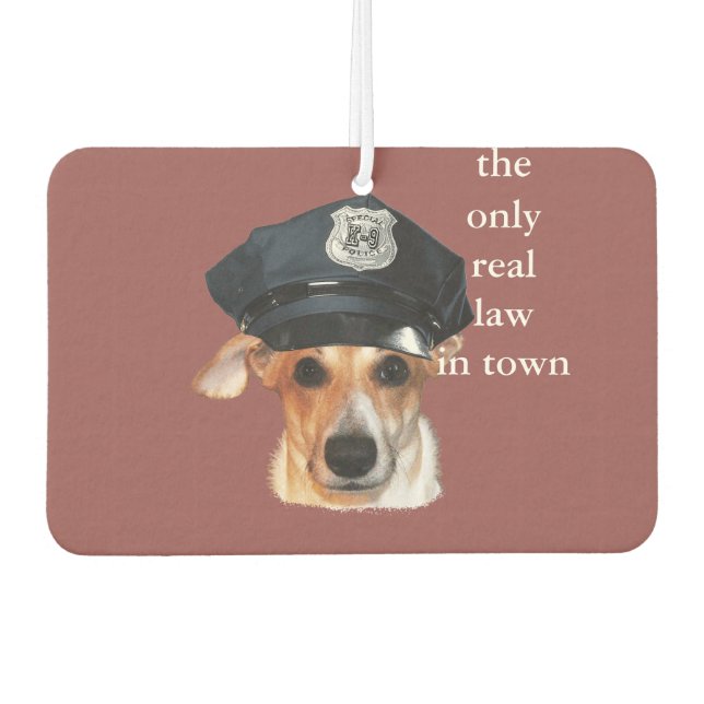 K-9 Cop Car Air Freshener (Front)