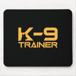 K-9 K9 Dog Handler Trainer Police Security Hallowe Mouse Pad