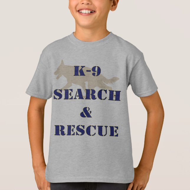 K-9 Search and Rescue GSD T-Shirt (Front)