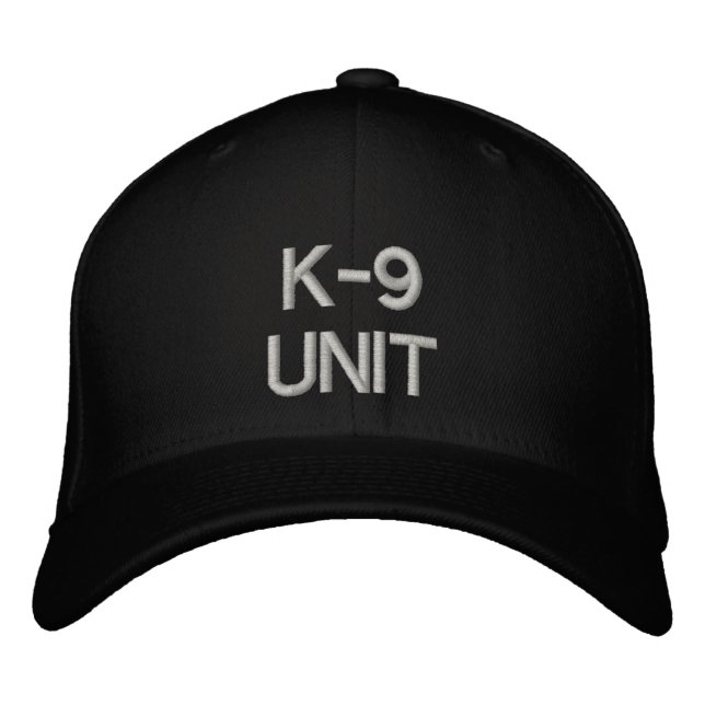 K-9 UNIT EMBROIDERED HAT (Front)