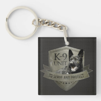 K-9 Unit GSD -Working German Shepherd Dog Key Ring