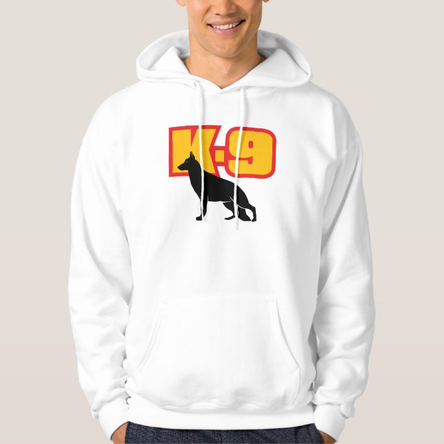 K-9 Unit . K9 German Shepherd. Rescue - Search Hoodie (Front)