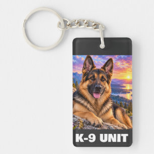 K-9 UNIT law enforcement officer police policeman Key Ring