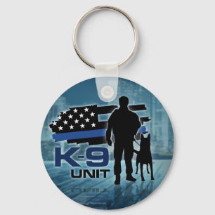K-9 Unit  -Police Dog - Malinois Key Ring