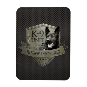 K-9 Unit  -Police dog Unit- German Shepherd Magnet