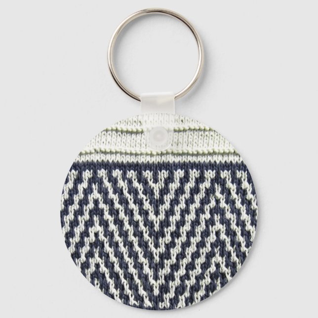 k Artisanware Knit Key Ring (Front)