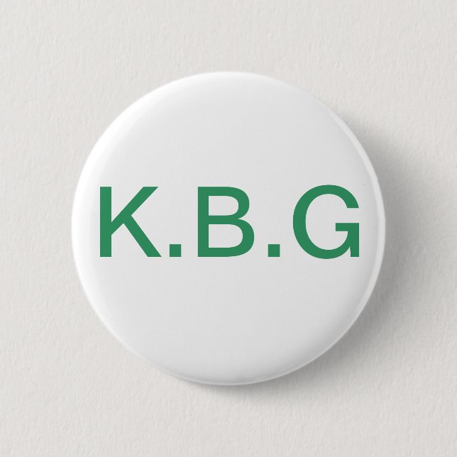 K.B.G. Button (Front)