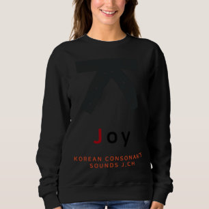 K culture Korean alphabet Hangul Consonant   9 Sweatshirt