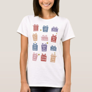 K-Drama Gifts Korean Actors Names T-Shirt
