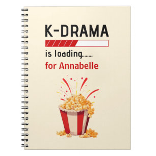 K-Drama is loading Personalized Notebook