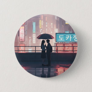 K-Drama Rooftop Romance 6 Cm Round Badge