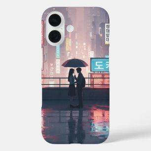 K-Drama Rooftop Romance iPhone 16 Case